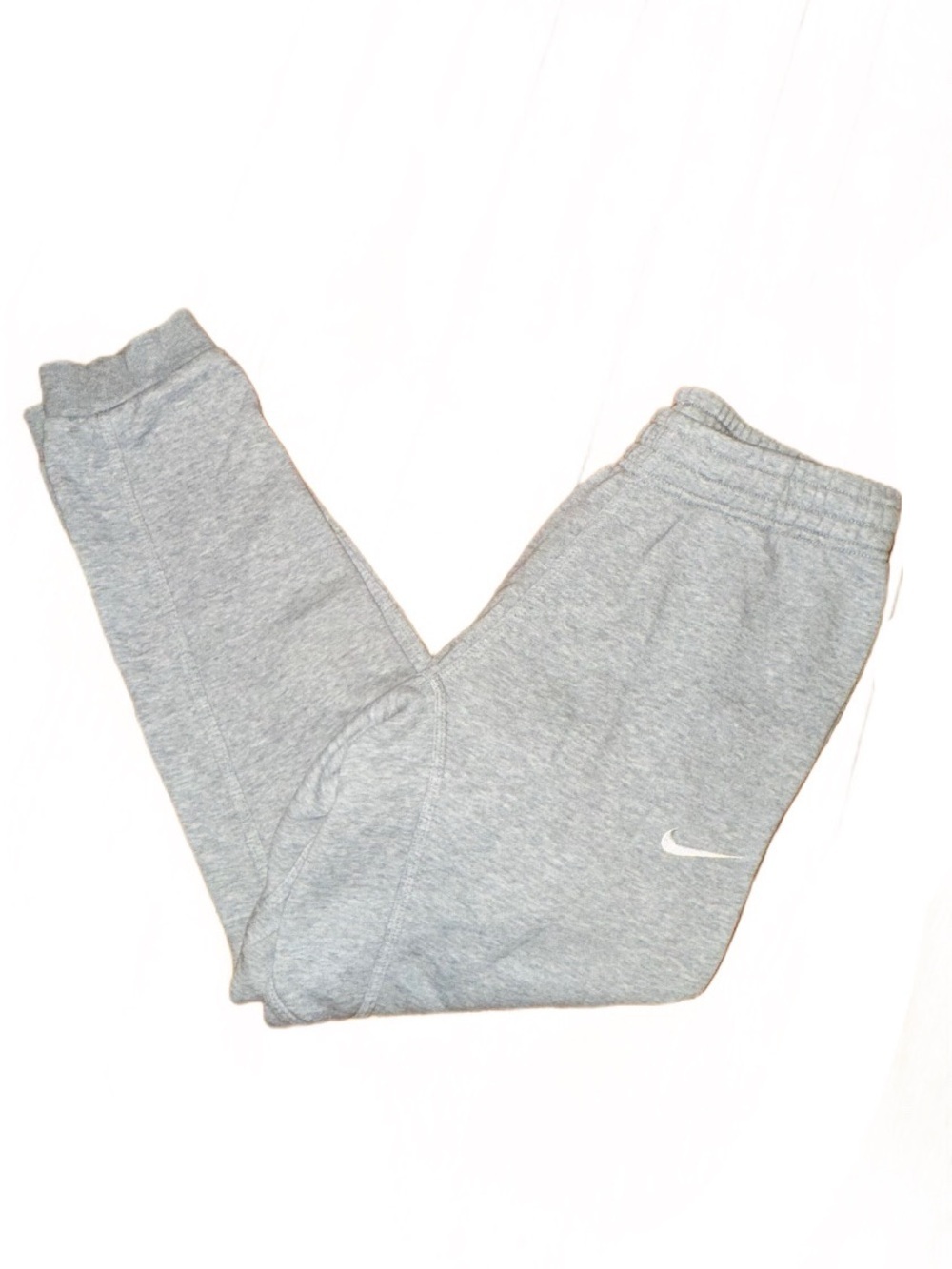 Nike Men's Sportswear Club Fleece Slim Tapered Joggers Heather Grey Size Small